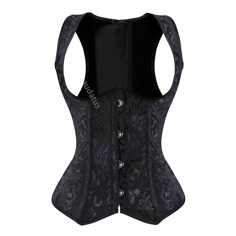 Boning Corset Steel - Caudatus-Corset sous le buste avec bretelles,