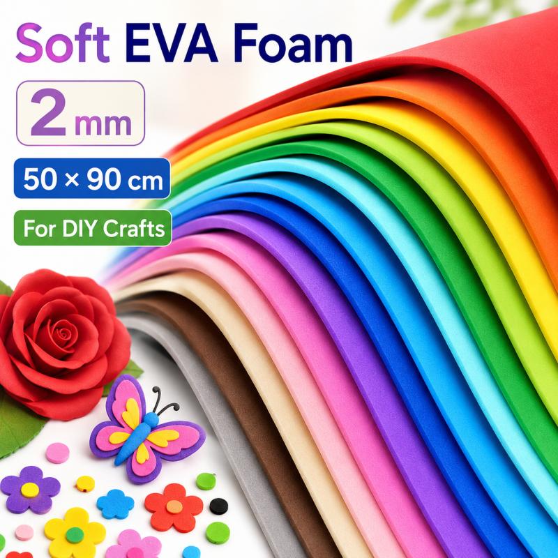 Cosplay Props Eva Foam - Feuilles de mousse EVA colorées, épaisseur