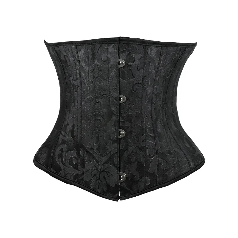Sous le buste blanc noir Corse - Boning Corset Steel avis et prix