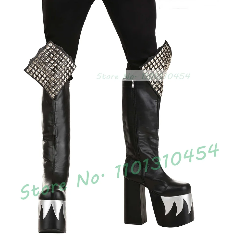 Bottes de démon noires à plate - Cosplay Flame Prop avis et prix